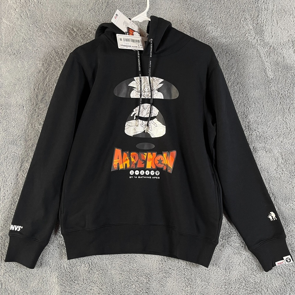 BAPE × Dragon Ball Z Pullover Hoodie A Bathing Ape Size M Japanese Size RARE